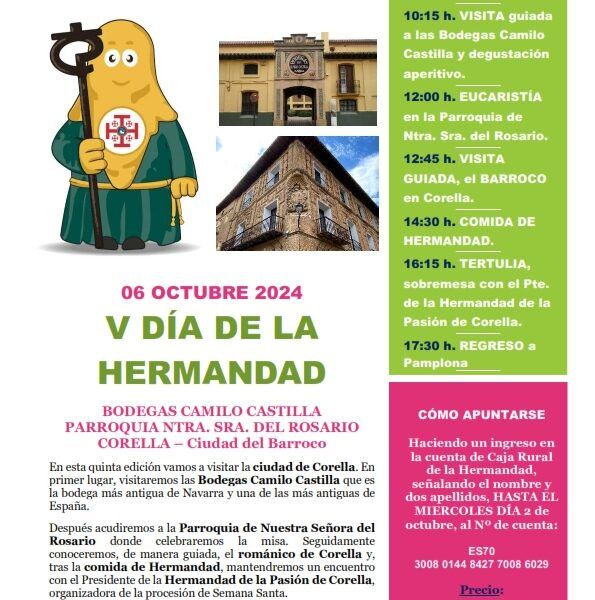 V DÍA DE LA HERMANDAD. 6 de octubre de 2024.